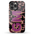 Custom 3D Initials Dark Tort iPhone Case